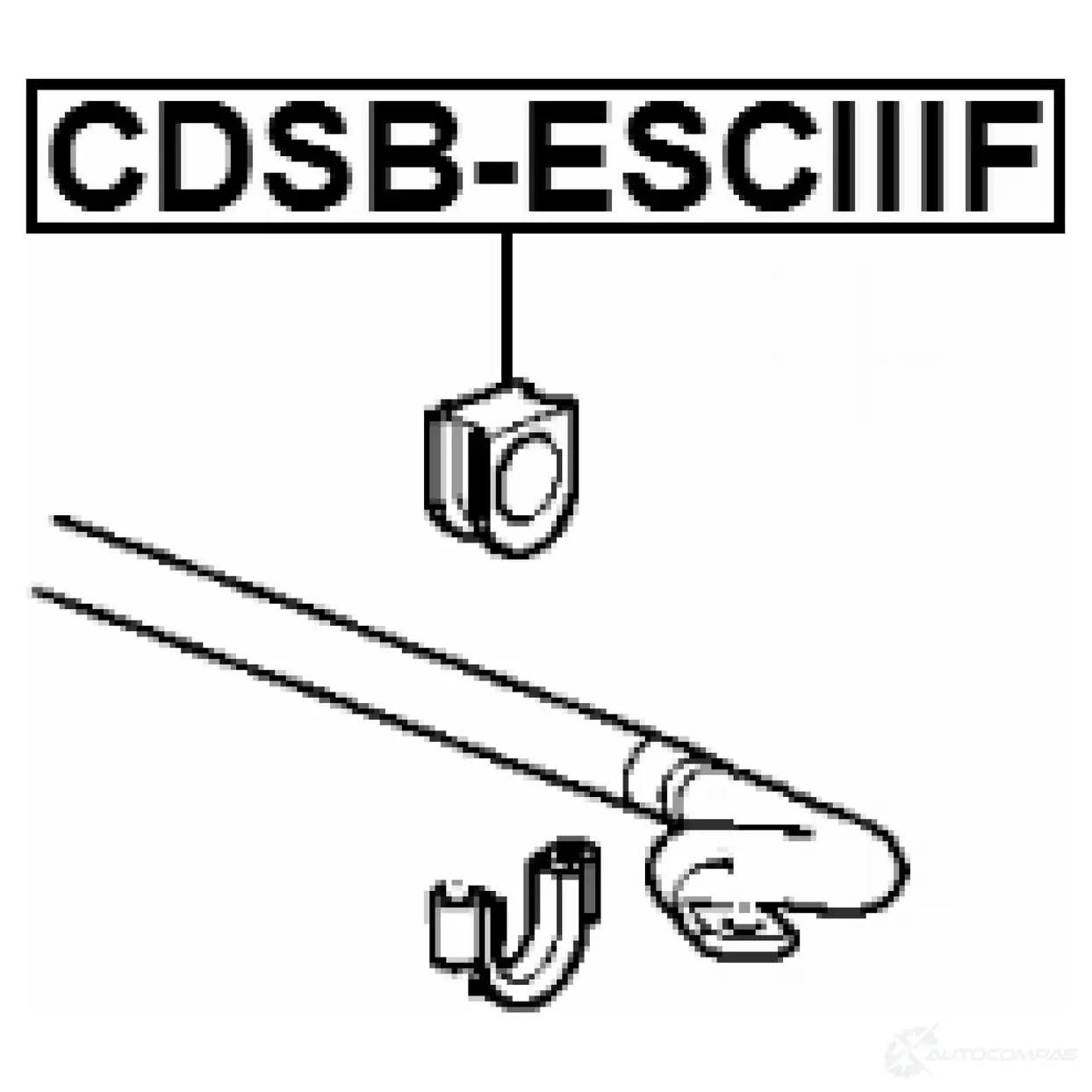 Втулка стабилизатора FEBEST 1270603986 cdsbesciiif QUX NSA 4056111114477 изображение 1