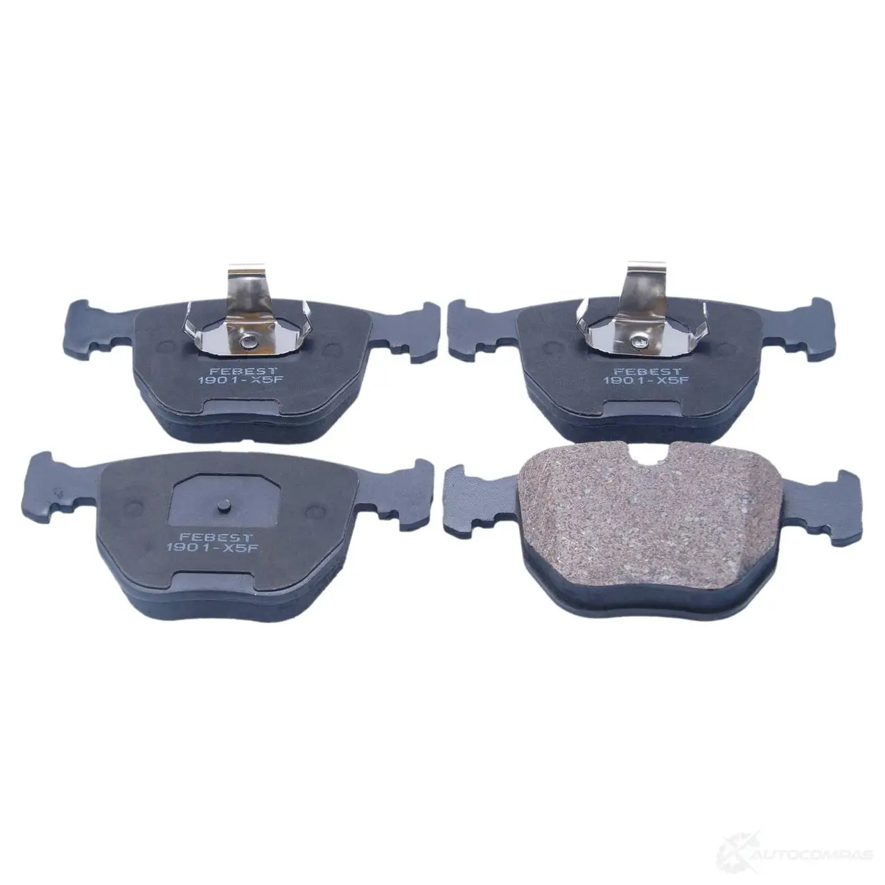 Тормозные колодки, комплект FEBEST 1901x5f 3824504 4056111065403 ZA QJE4 - Изображение 1
