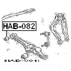 Сайлентблок FEBEST 3826423 6VQ GE 4056111024288 hab081 изображение 1