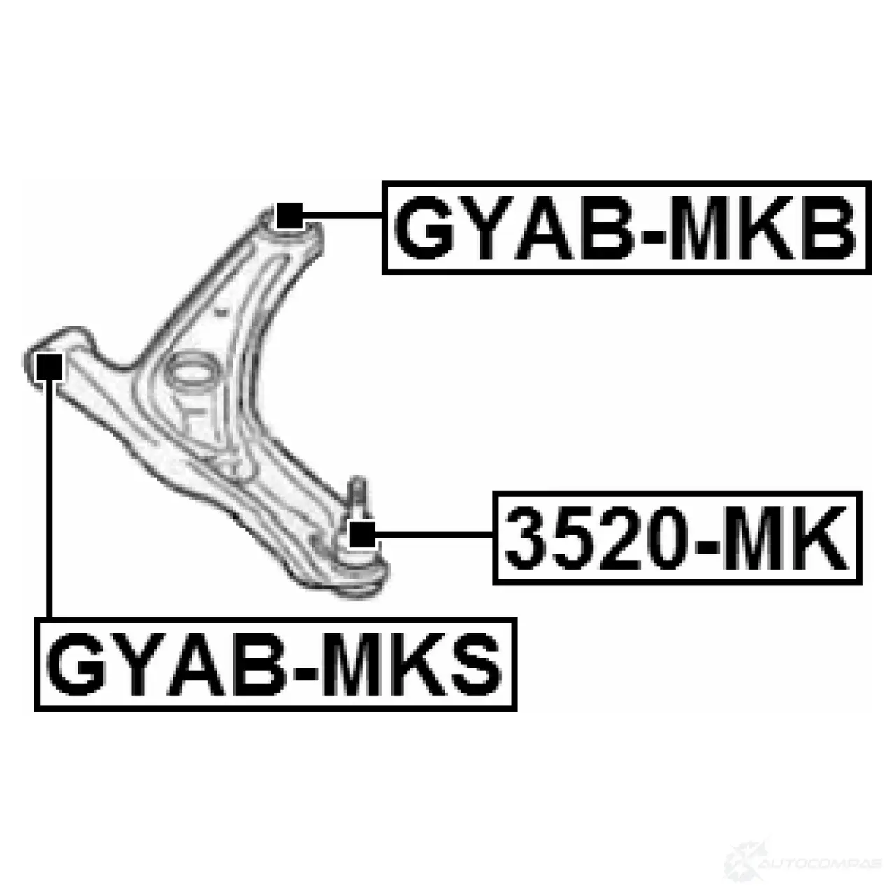 Шаровая опора FEBEST 3520mk 1415172488 4056111116464 YW 3P7 изображение 1