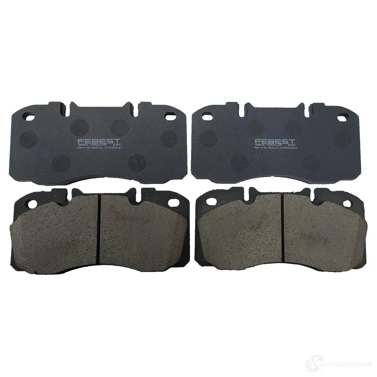 Тормозные колодки, комплект FEBEST 1437423312 3801dailvf L 02M36T изображение 0