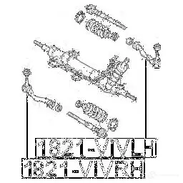 Рулевой наконечник FEBEST LGM4FF C 4056111071190 3824486 1821vivlh изображение 1