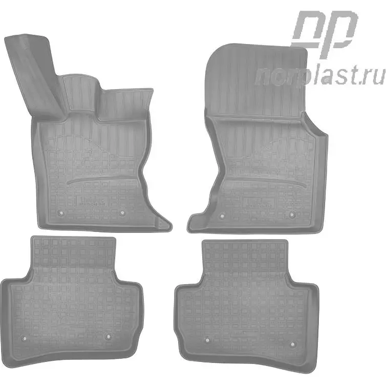 Коврики в салон Norplast 1437117004 92JE4K NPA10C46640G 8GG 3HRU изображение 0