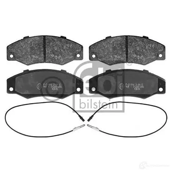 Тормозные колодки, комплект FEBI BILSTEIN 1066143 B1N56H 16379 2 1016