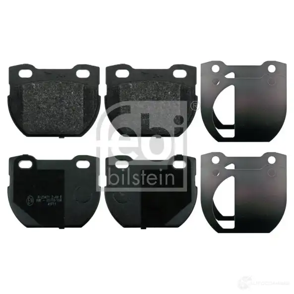 Тормозные колодки дисковые, комплект FEBI BILSTEIN 1063279 4054224161159 116115 Z9L FKX8