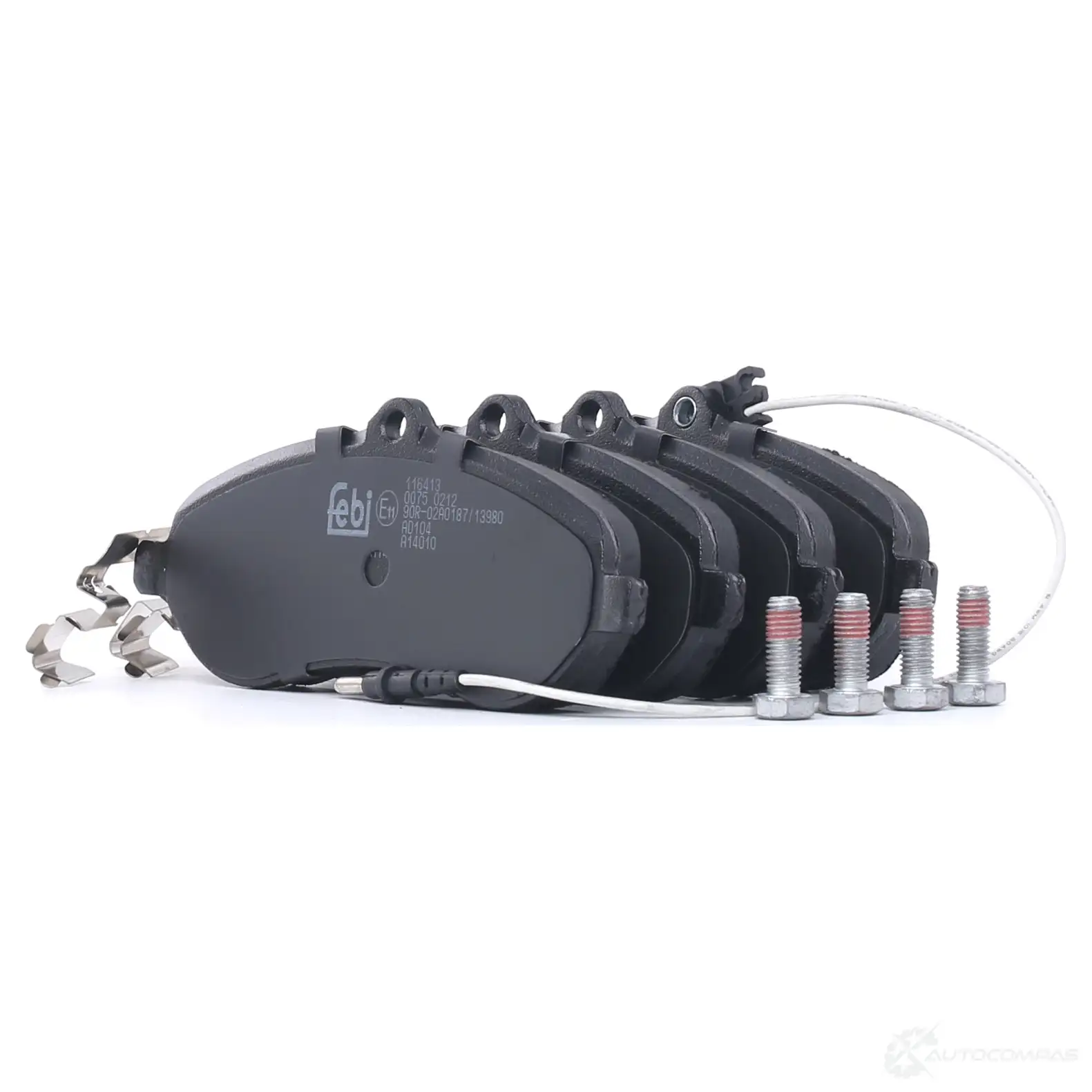 Тормозные колодки дисковые, комплект FEBI BILSTEIN 116413 T22H L 1437401304 - Изображение 1