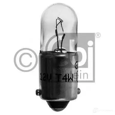 Лампа T4W BA9S 4 Вт 12 В FEBI BILSTEIN 1059560 T 4 W 06959 XDMNV изображение 0