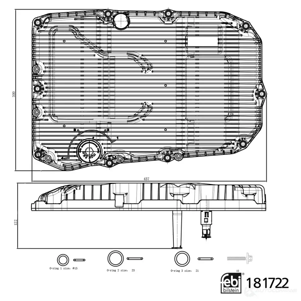 Фильтр АКПП FEBI BILSTEIN 1439873003 181722 X88 LUX