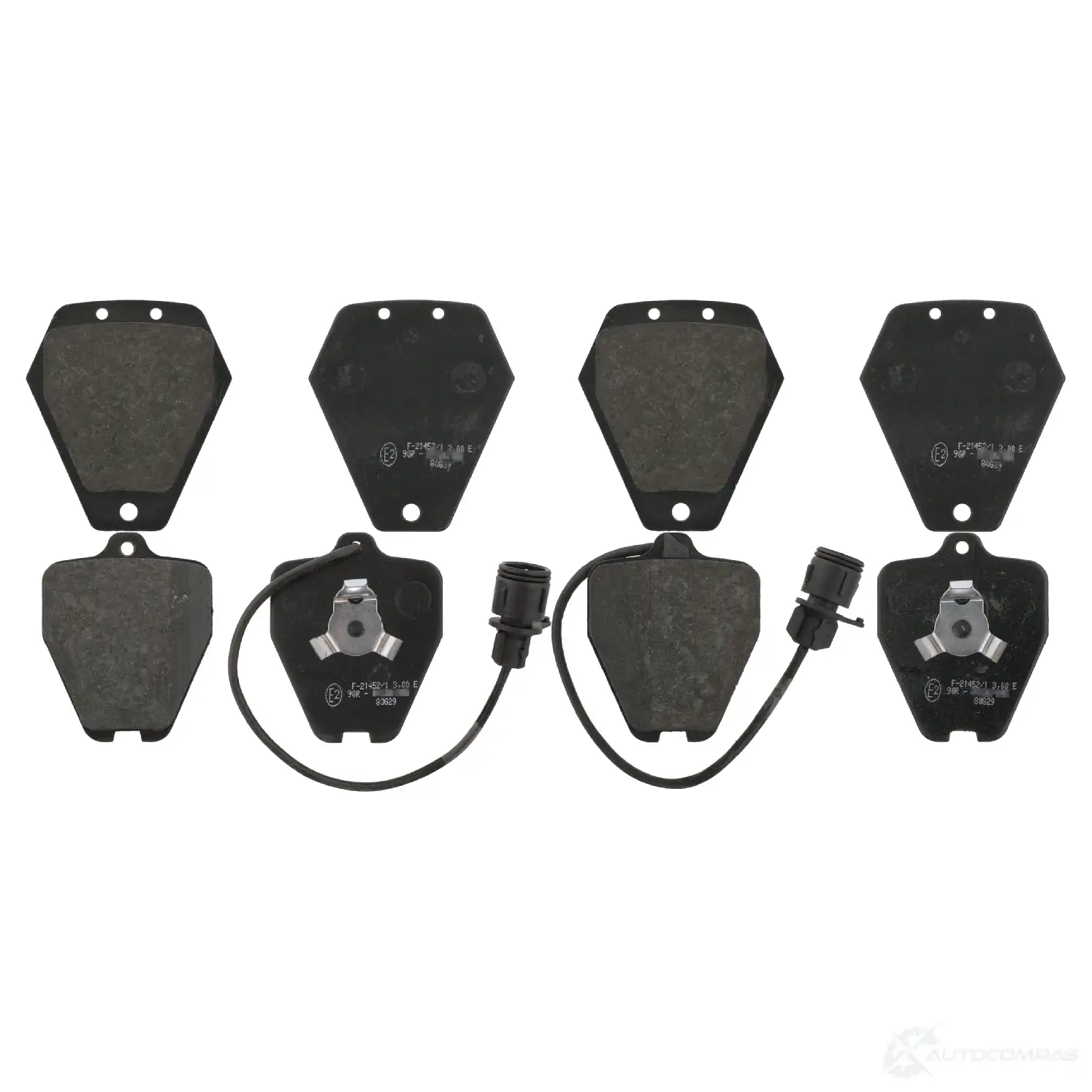 Тормозные колодки дисковые, комплект FEBI BILSTEIN 1066627 21454 16999 214 52