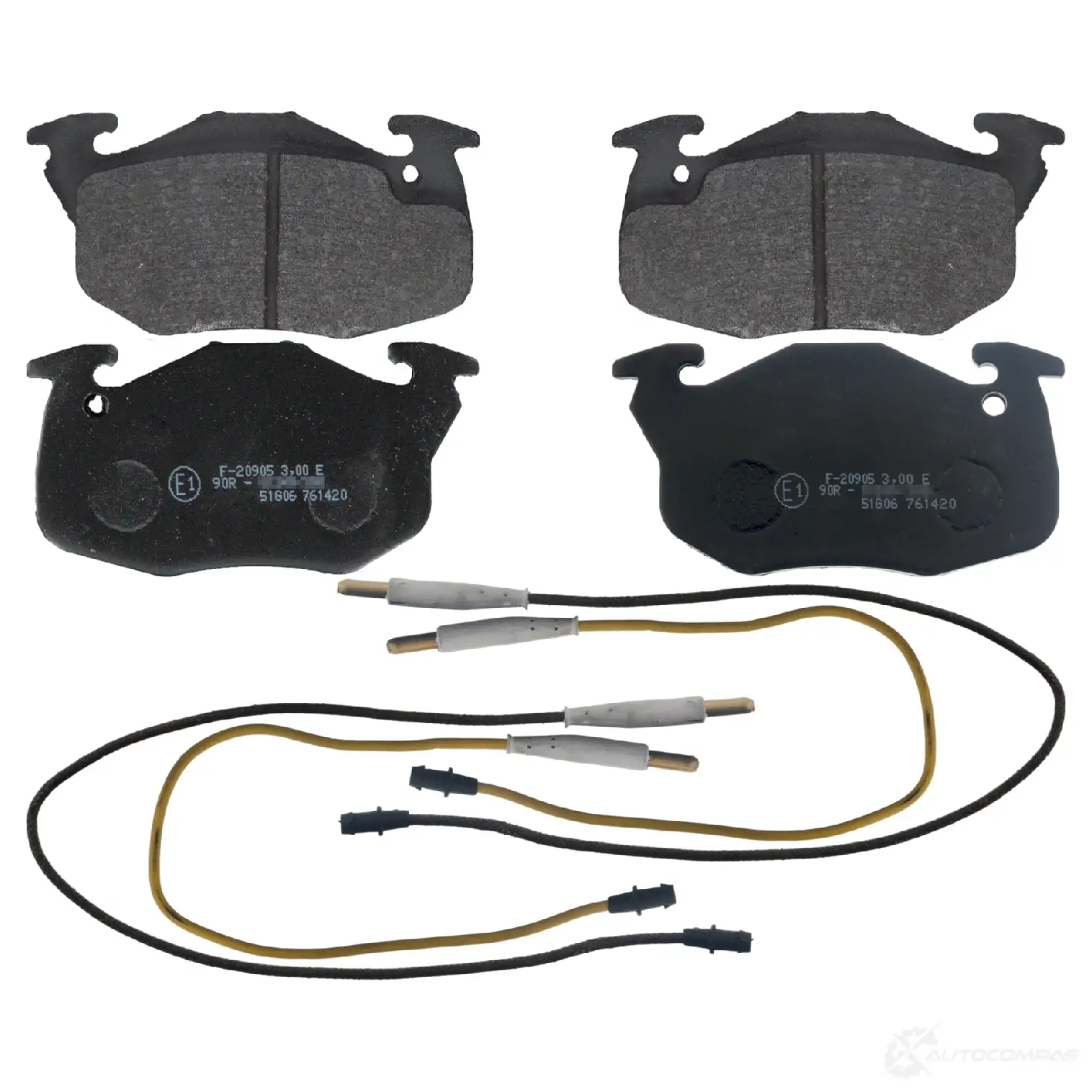 Тормозные колодки дисковые, комплект FEBI BILSTEIN 1066074 16291 21609 2 0905