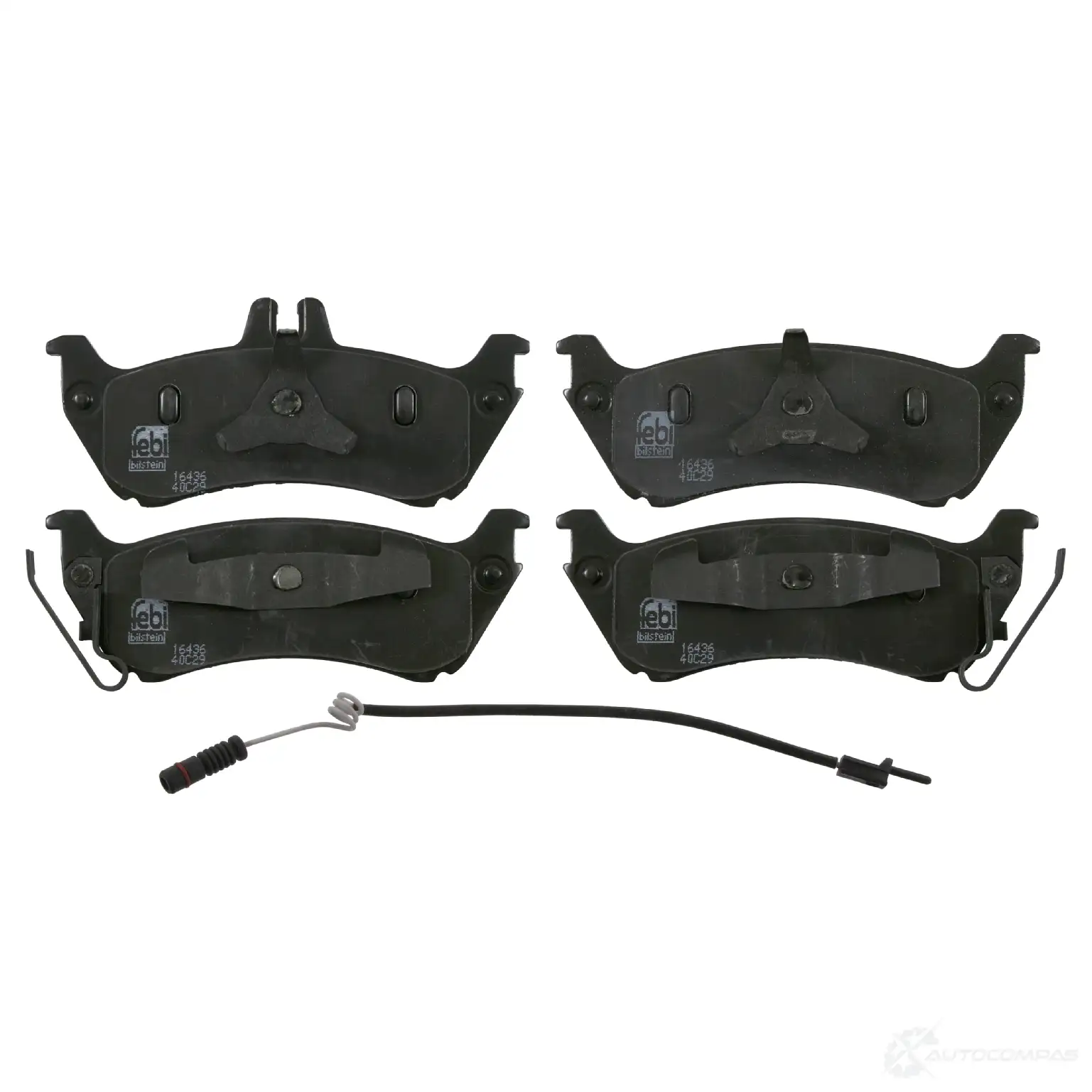 Тормозные колодки дисковые, комплект FEBI BILSTEIN 23192 2319 0 16436 1066191