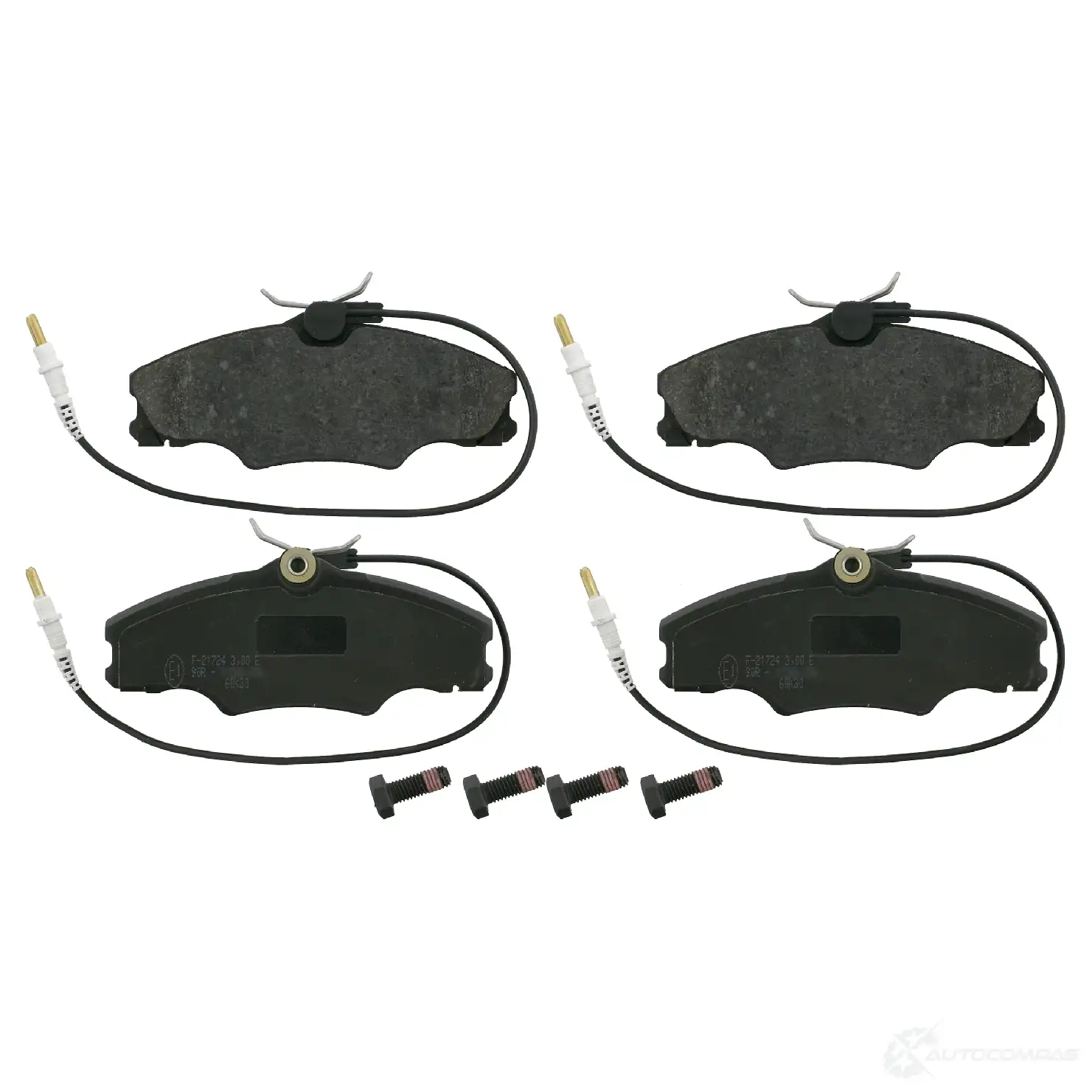 Тормозные колодки дисковые, комплект FEBI BILSTEIN 2172 2 1066015 16221 21724