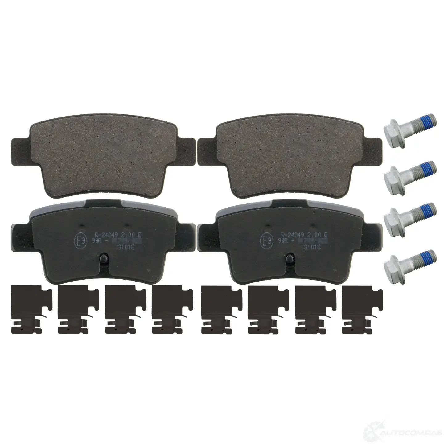 Тормозные колодки дисковые, комплект FEBI BILSTEIN 233 49 1066593 JNCN02 16880