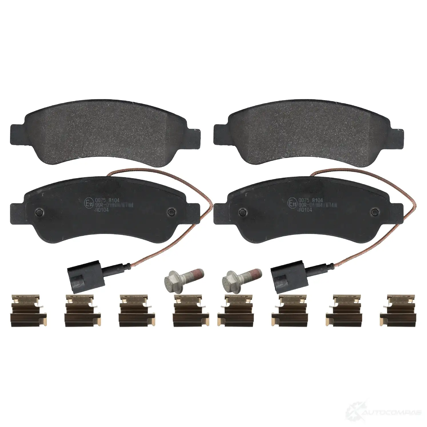 Тормозные колодки дисковые, комплект FEBI BILSTEIN 1424932078 V PRJITN 16956 4027816169567