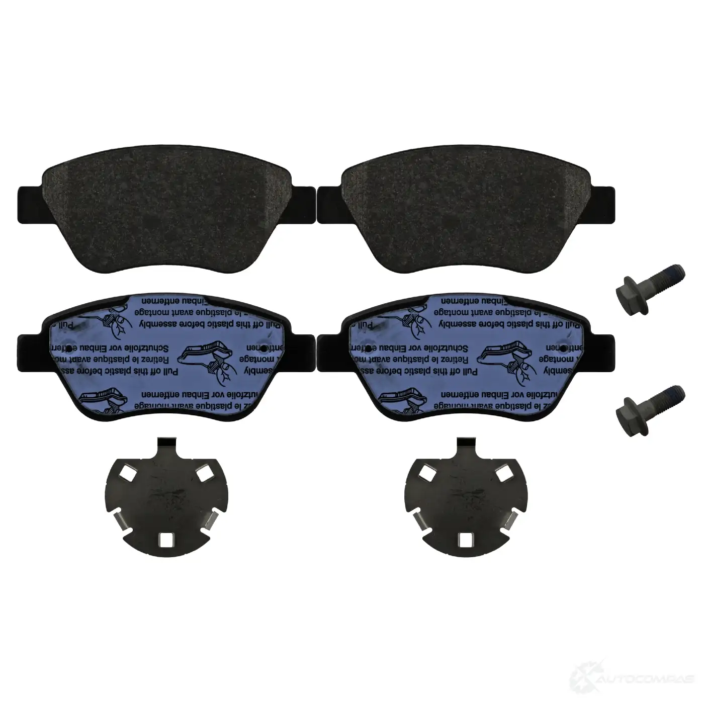 Тормозные колодки дисковые, комплект FEBI BILSTEIN 16859 M7K061D 23 705 1066575