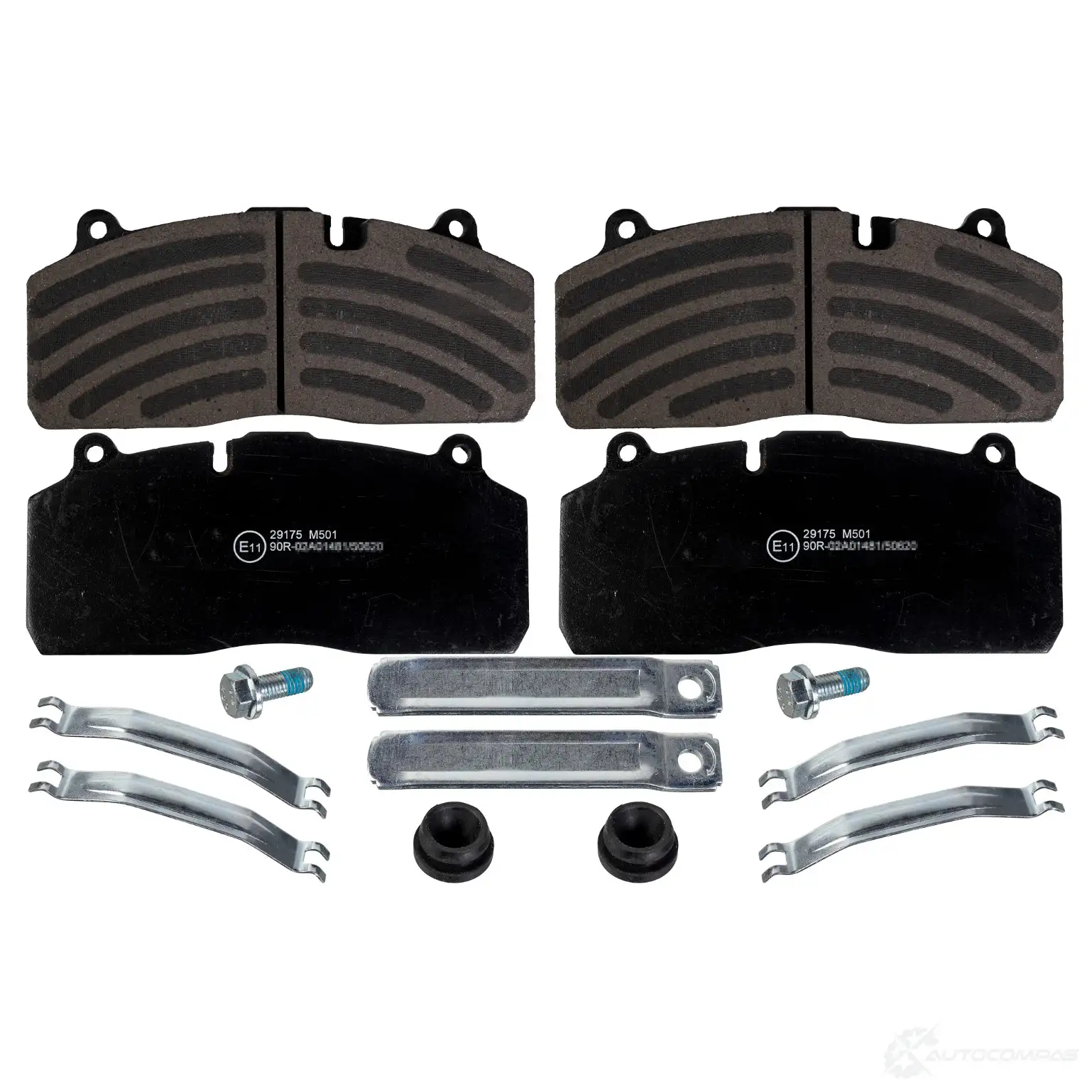 Тормозные колодки дисковые, комплект FEBI BILSTEIN 171428 OK2W OAX 1437400003 изображение 0