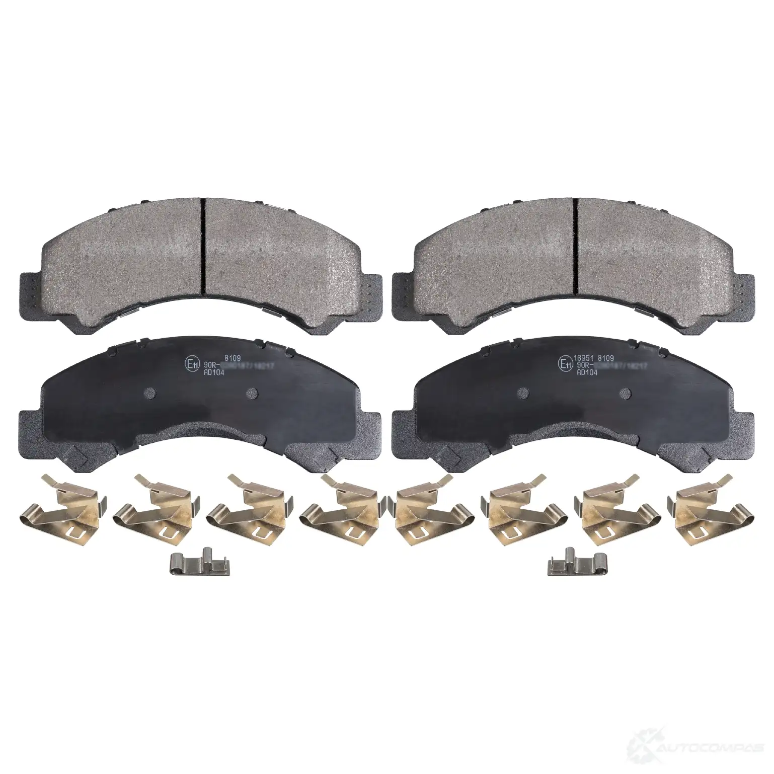 Тормозные колодки дисковые, комплект FEBI BILSTEIN 1424932073 928I A1V 4027816169512 16951