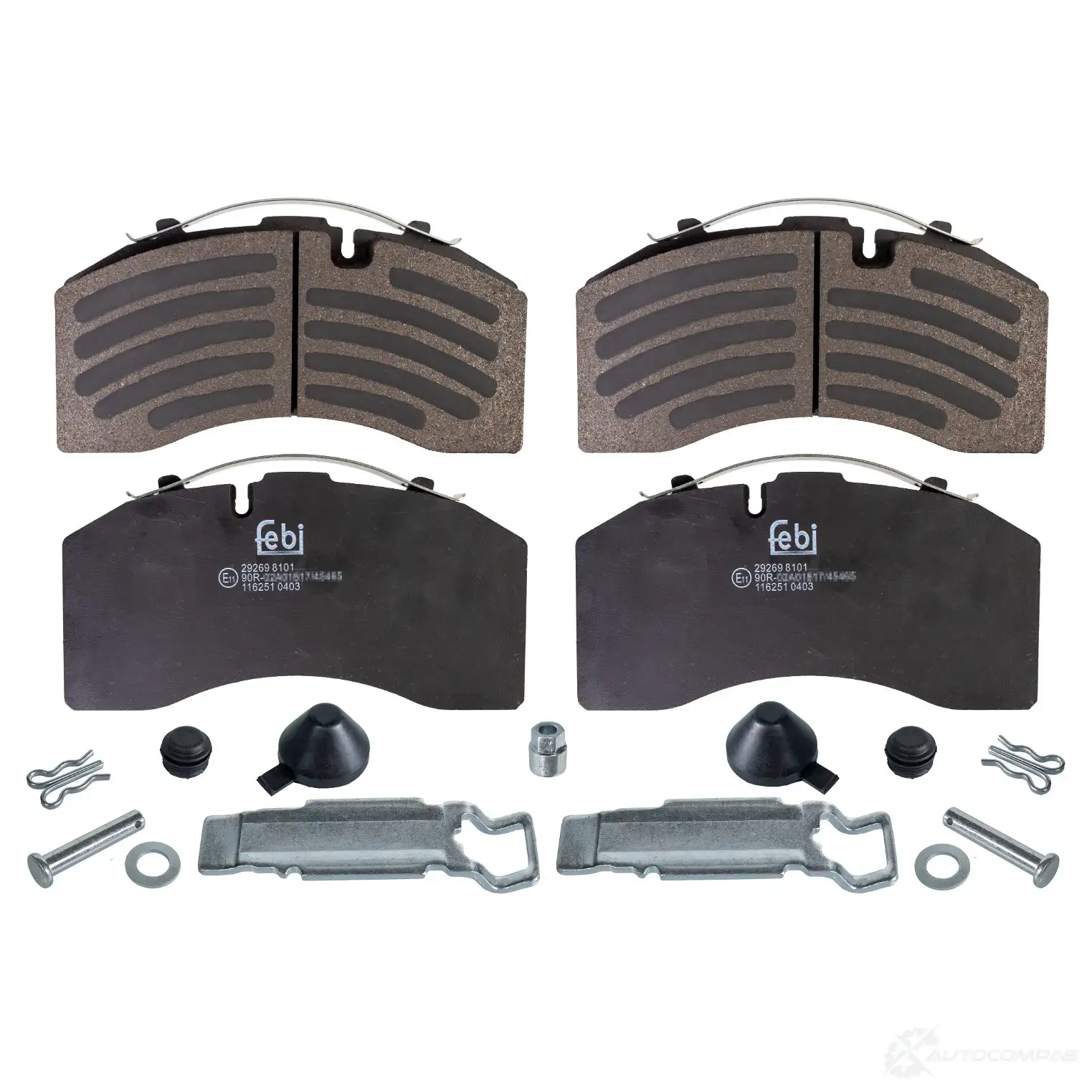Тормозные колодки дисковые, комплект FEBI BILSTEIN 1437401343 116251 QJR BY