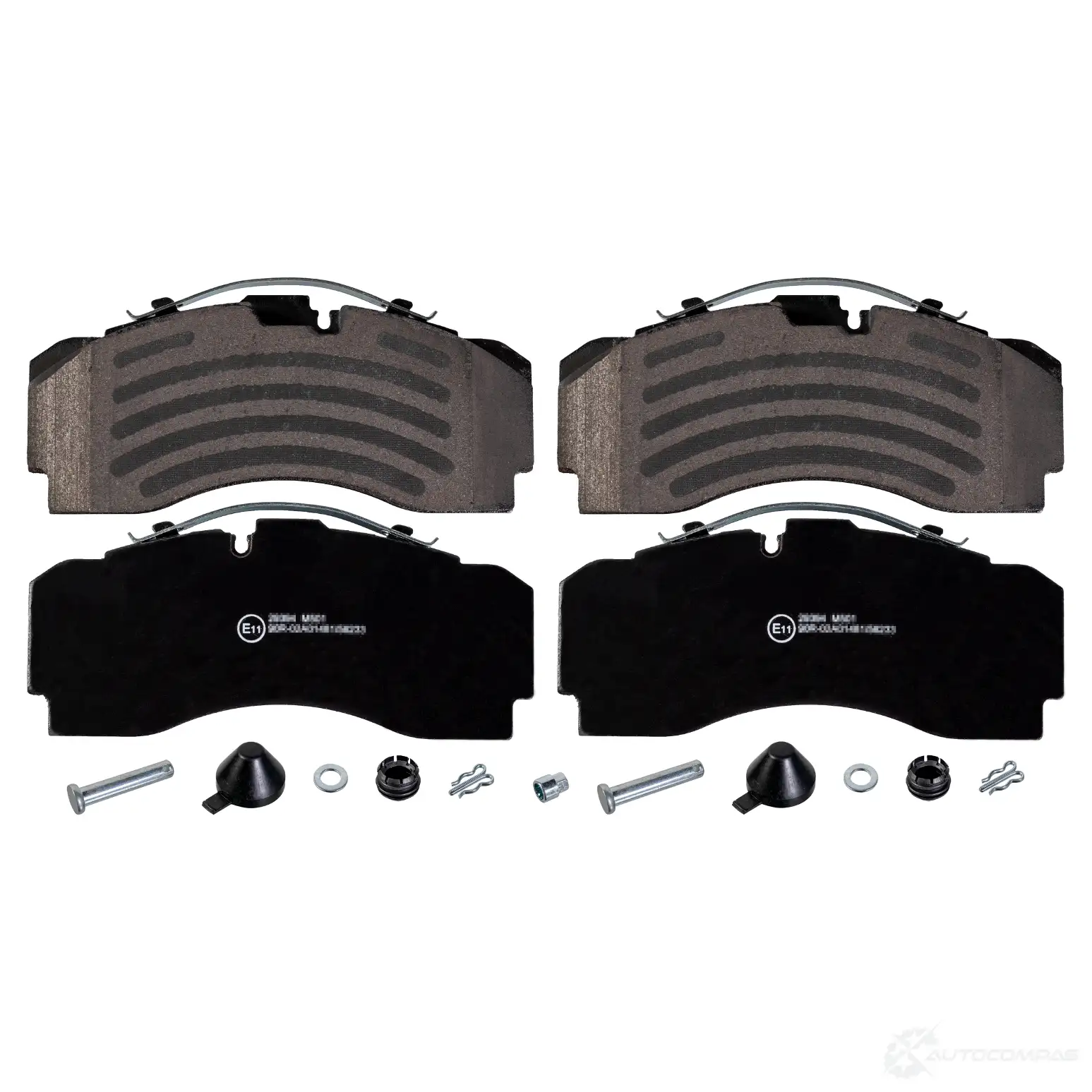 Тормозные колодки дисковые, комплект FEBI BILSTEIN 1438002511 174312 G0Z 2Z