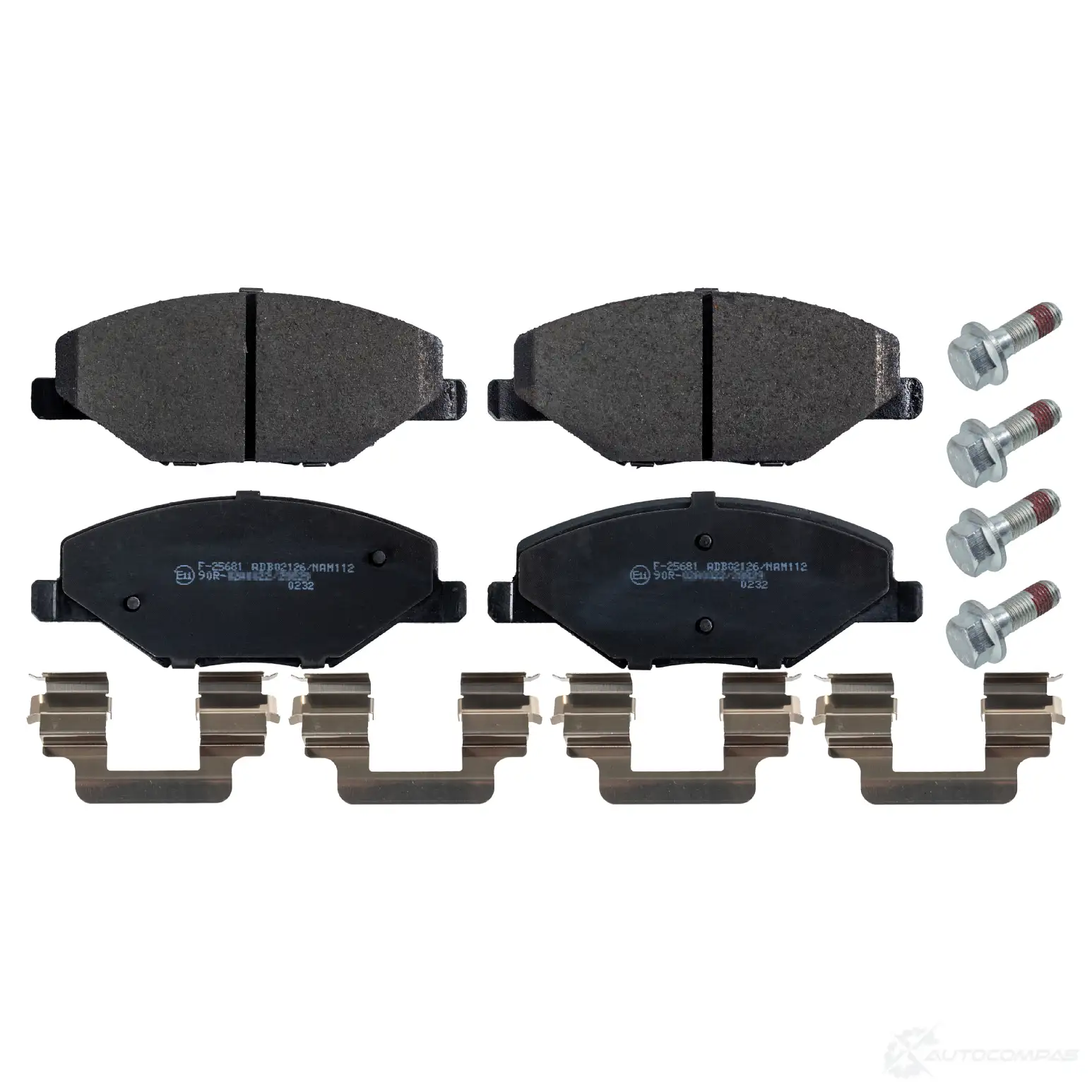 Тормозные колодки дисковые, комплект FEBI BILSTEIN 171000 1437401078 7 MF2LP