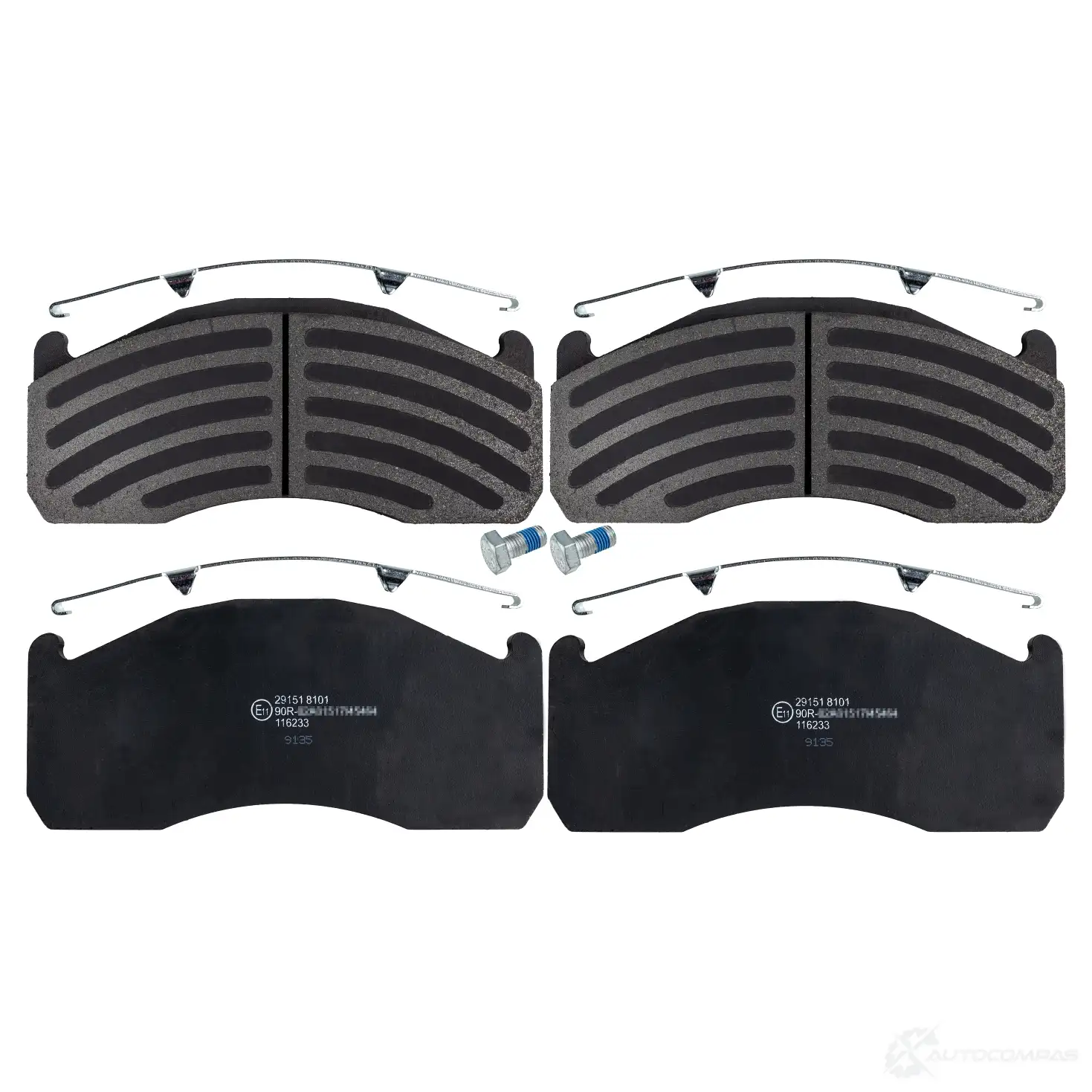 Тормозные колодки дисковые, комплект FEBI BILSTEIN 1437401350 R K4RK9X 116233