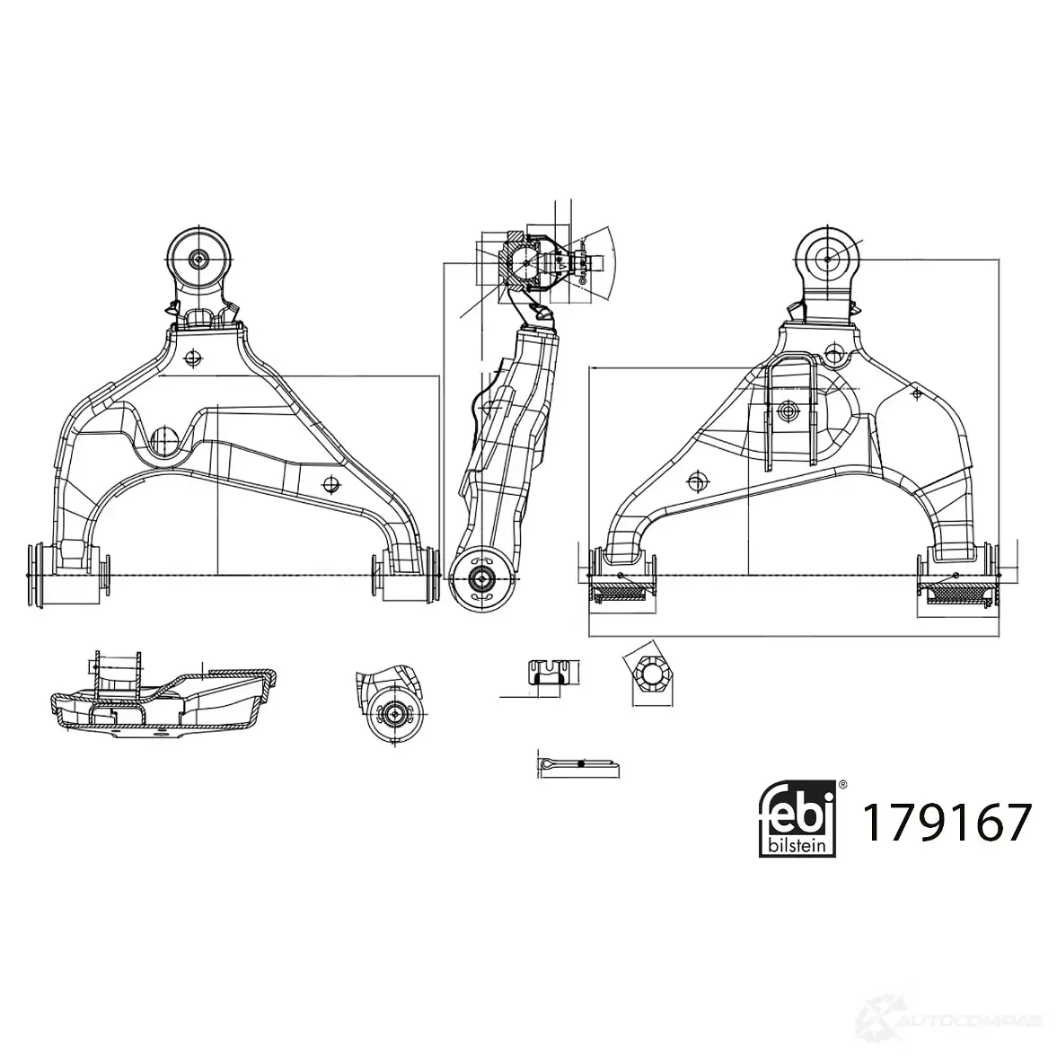 Рычаг подвески FEBI BILSTEIN 1439881297 IFSH 4 179167 изображение 2