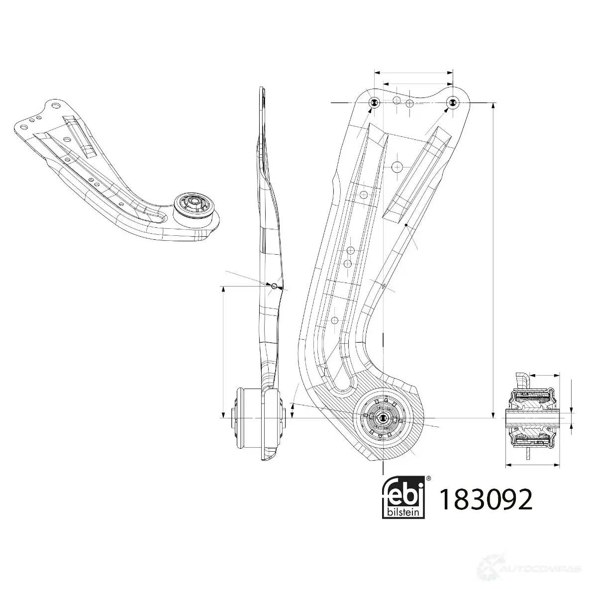 Рычаг подвески FEBI BILSTEIN 1439881782 183092 P CW20