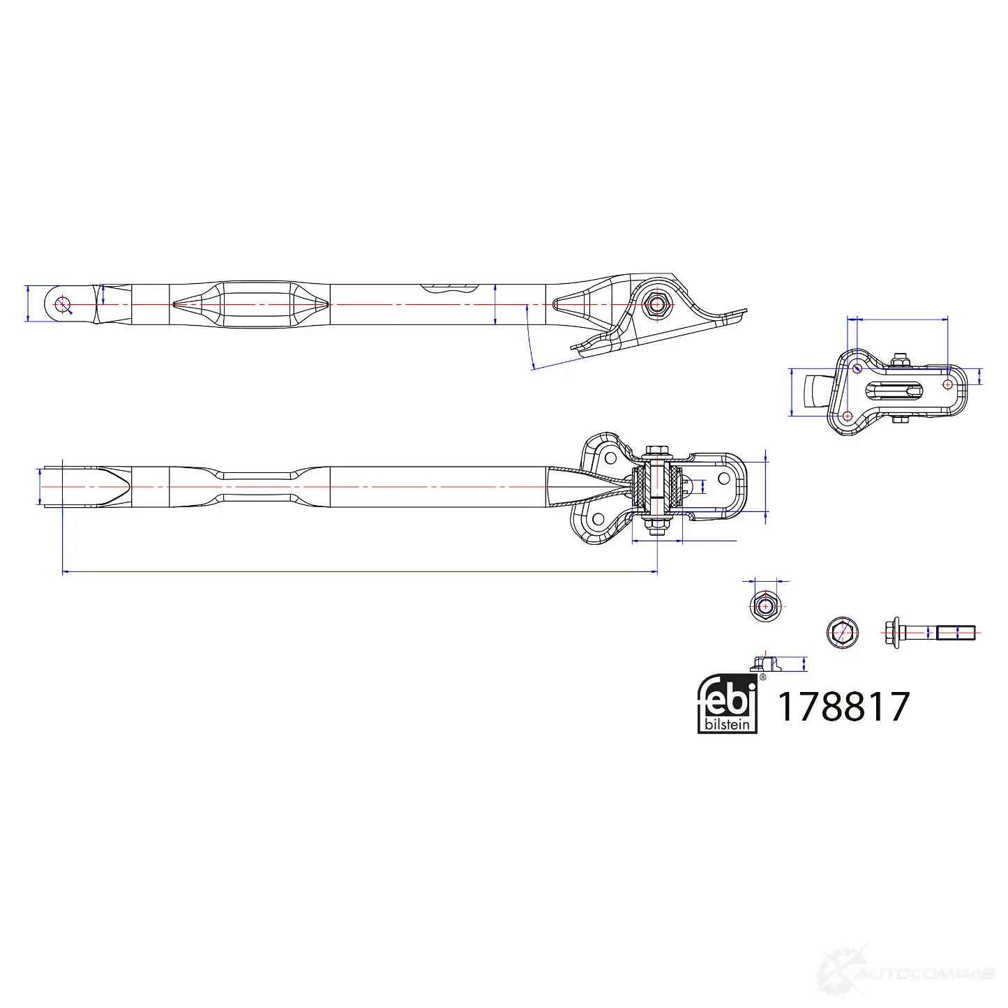 Рычаг подвески FEBI BILSTEIN 1439881801 178817 UFN 9E изображение 2