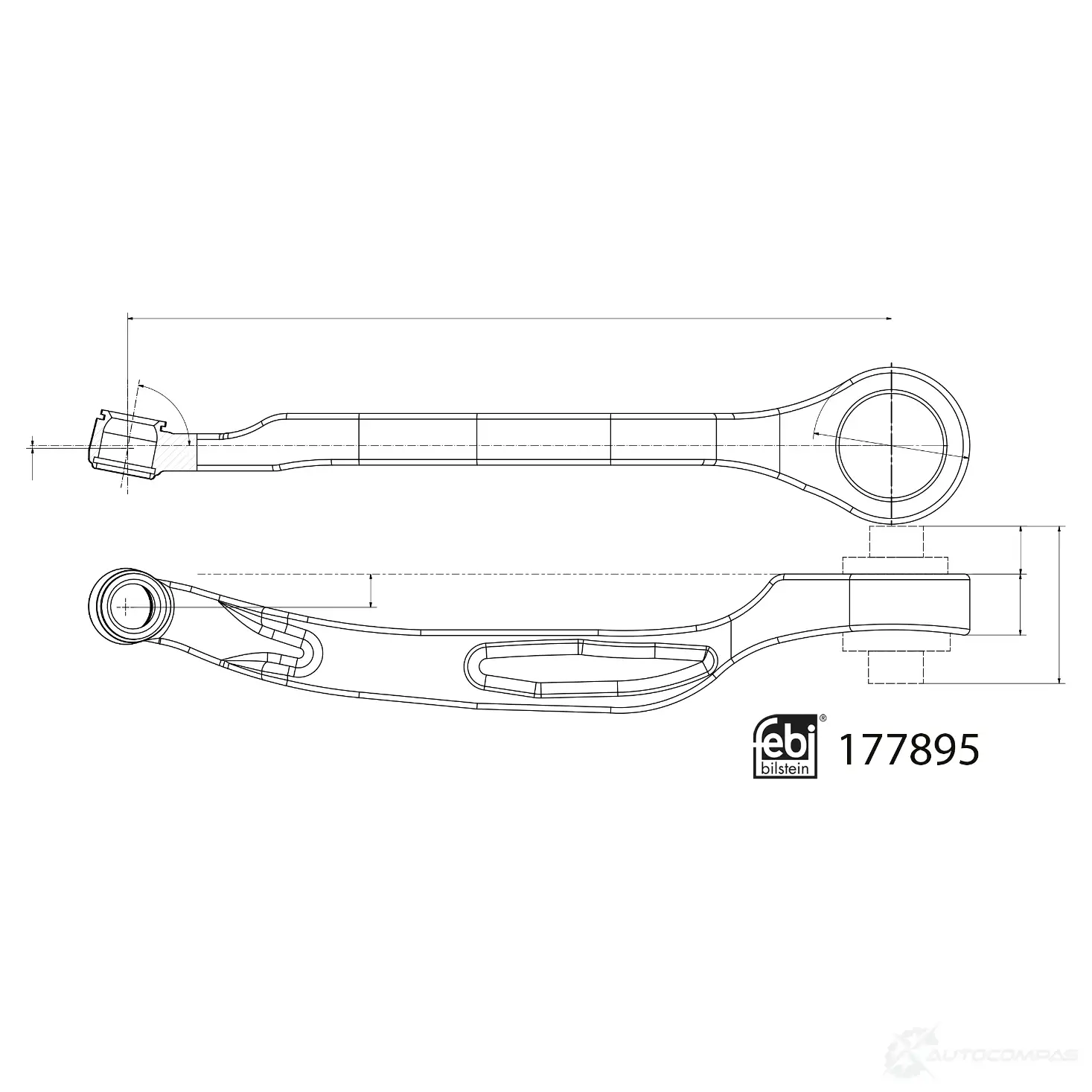 Рычаг подвески FEBI BILSTEIN 1 KKXB54 177895 1439881844 изображение 2