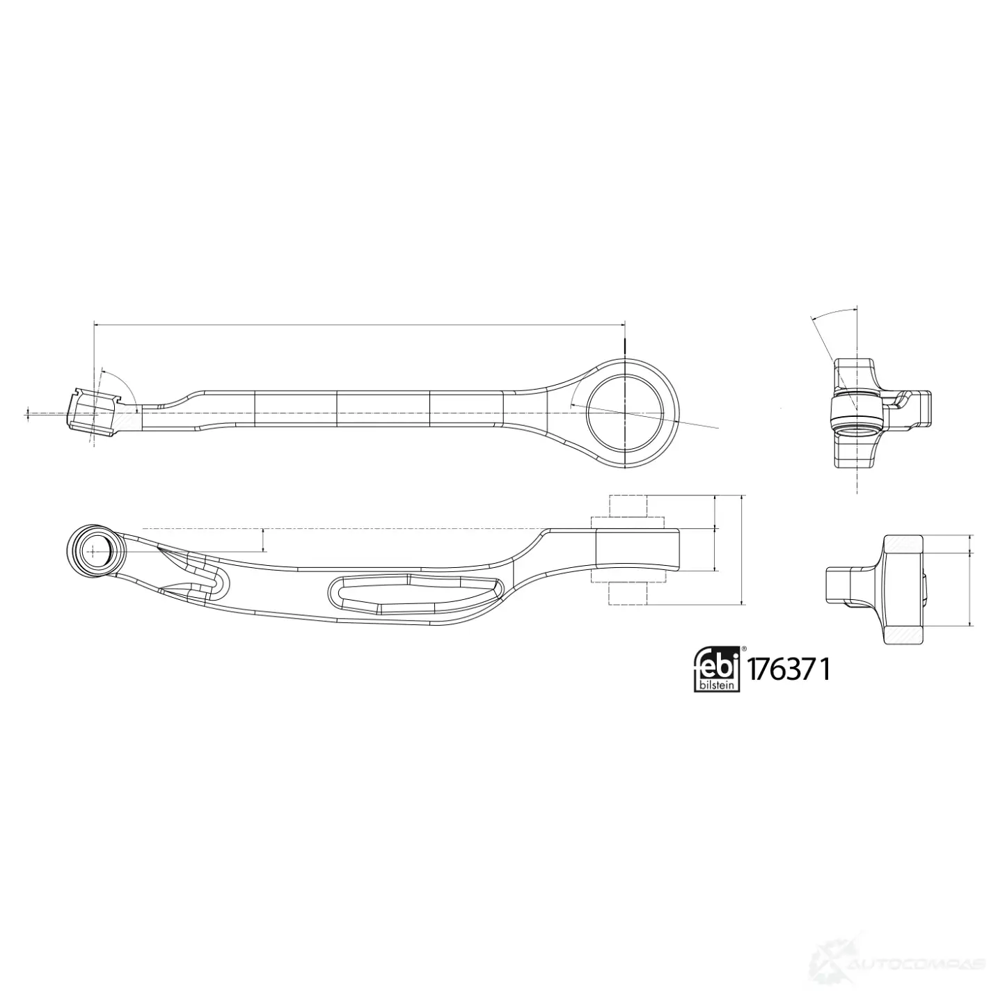 Рычаг подвески FEBI BILSTEIN 176371 TE3 K2 1438003676 изображение 2