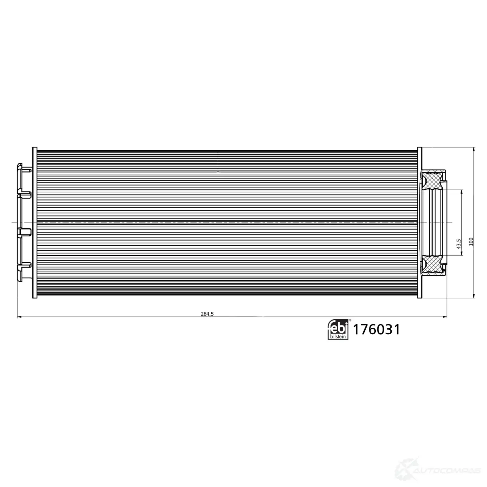 Топливный фильтр FEBI BILSTEIN MY7J D 1437962927 176031