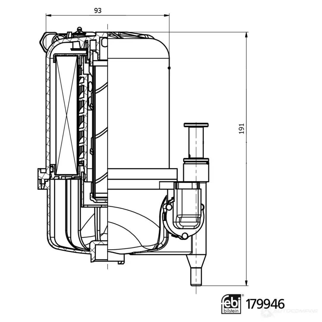Топливный фильтр FEBI BILSTEIN 179946 8QYBJP K 1439885395