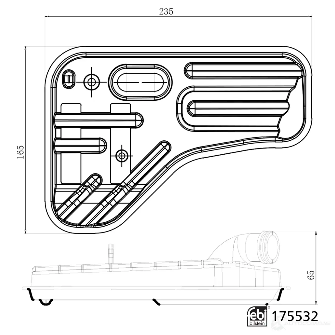 Фильтр АКПП FEBI BILSTEIN 1437397273 1J8L N 175532 изображение 2