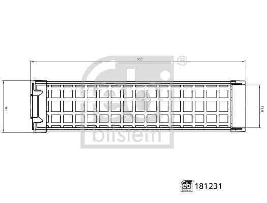 Воздушный фильтр FEBI BILSTEIN X8S7X A 181231 1440298416