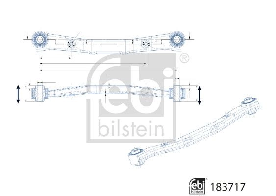 Рычаг подвески FEBI BILSTEIN 1440299829 QQ UGK 183717