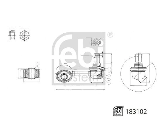 Стойка стабилизатора FEBI BILSTEIN 9OA ER 1440299933 183102