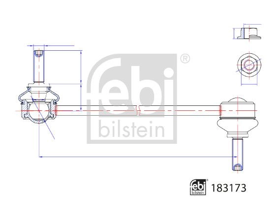 Стойка стабилизатора FEBI BILSTEIN T6WV 8 1440299937 183173