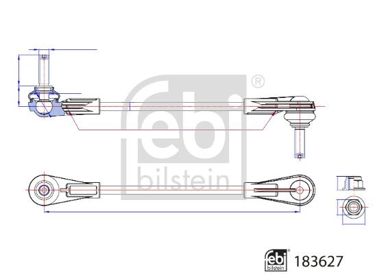 Стойка стабилизатора FEBI BILSTEIN 183627 1440299944 6R 04XK