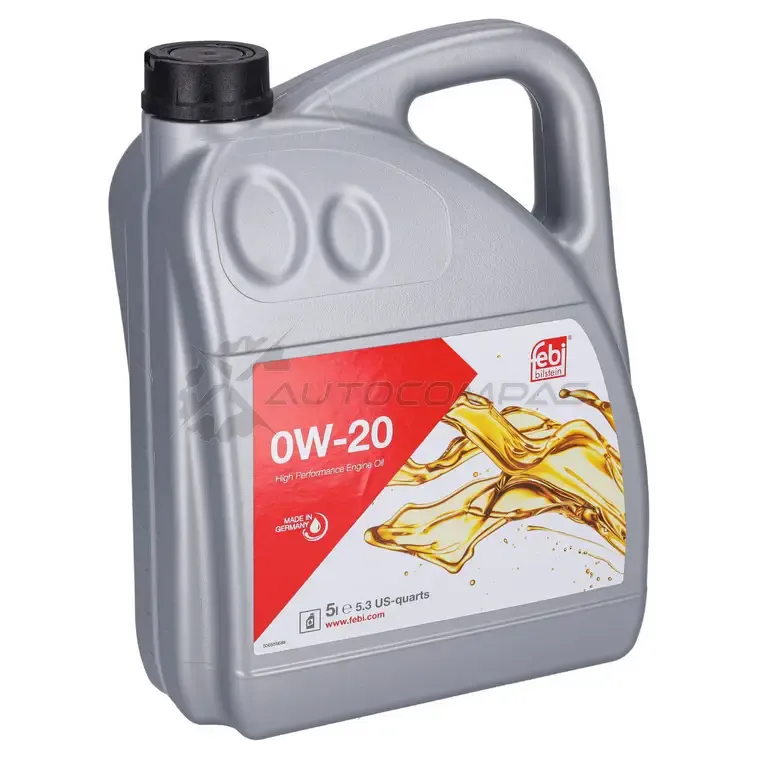 Моторное масло синтетическое 0W-20 Longlife IV 508 509 - 5 л FEBI BILSTEIN 177651 M9WY 5BH 1440298860 - Изображение 1