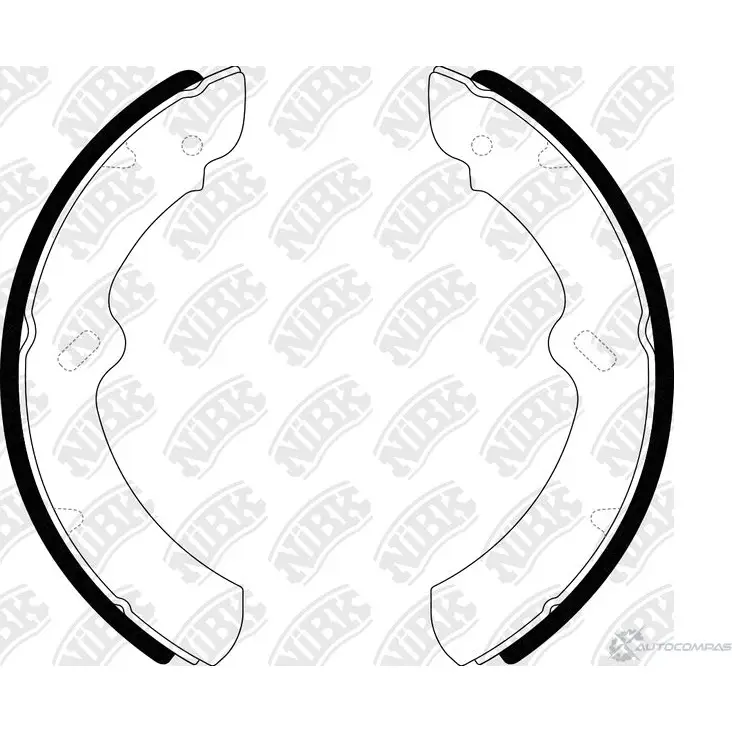 Тормозные колодки NIBK 1437122952 FN0016 YIRU 57I