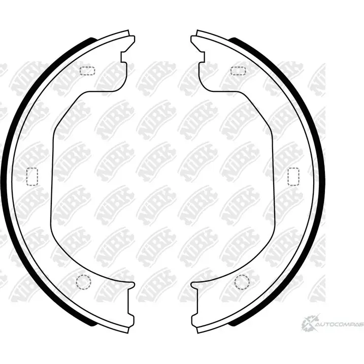 Барабанные колодки NIBK 1436737970 FN0710 GRM 3C