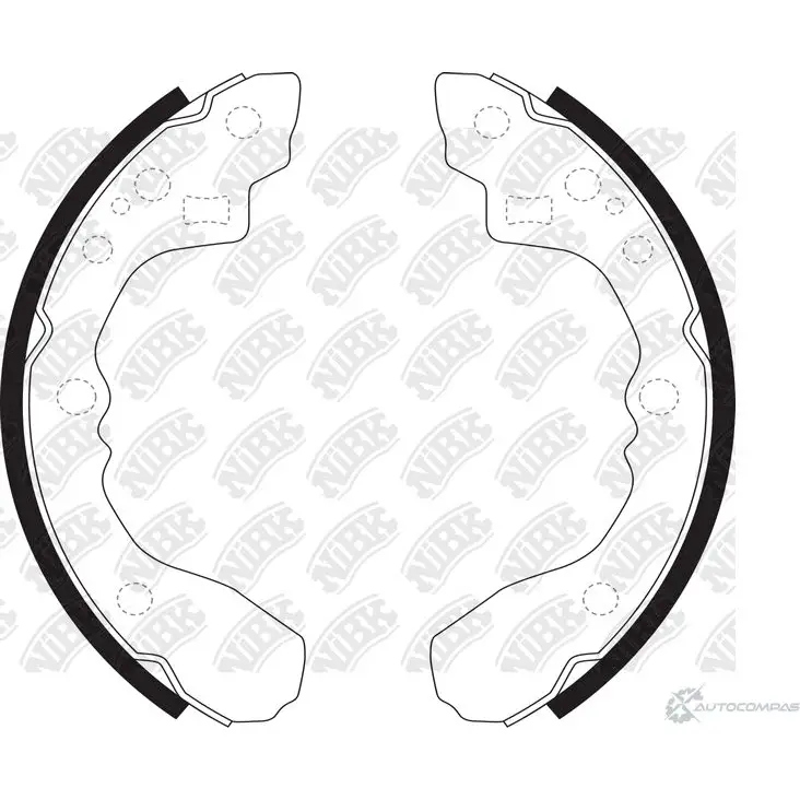 Тормозные колодки NIBK FN11161 3834317 4580266839959 XGSIQC 6