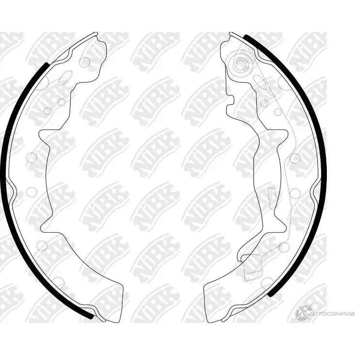Тормозные колодки NIBK FN2354 U3HY O 4582409055547 3834402 изображение 0