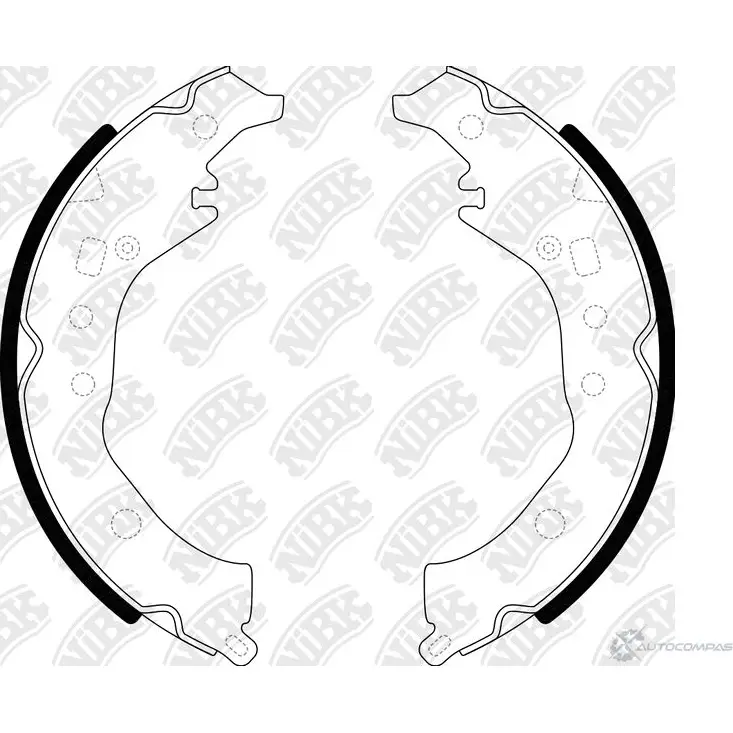 Тормозные колодки NIBK FN2389 4580270594318 3834410 JY ROR4