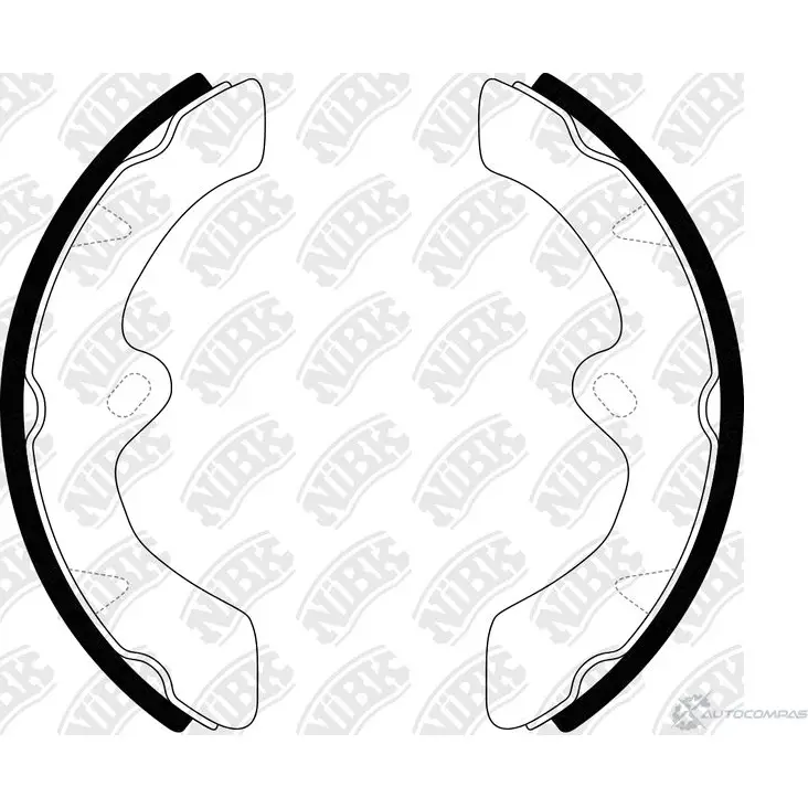 Тормозные колодки NIBK 3834419 A KFW29 4580266835265 FN3334