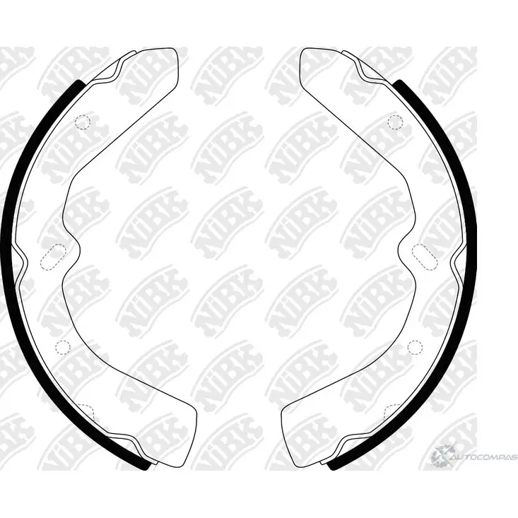 Тормозные колодки NIBK 87R 530 4582409055660 3834428 FN3355