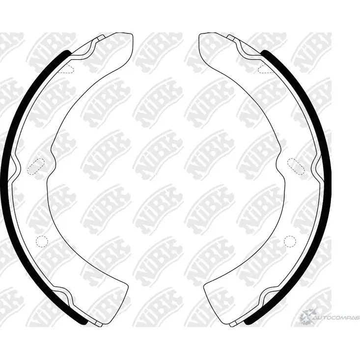 Тормозные колодки NIBK 4580266835531 FN3361 LMV5 9S 3834430