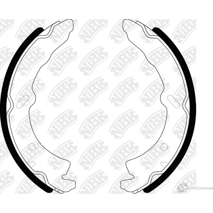 Барабанные колодки NIBK FN3389 8 7V1NQ 1423732133 4582409055721