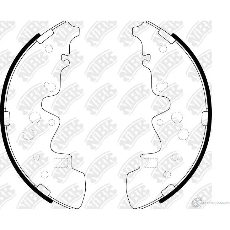Тормозные колодки NIBK FN3406 4582409055776 3834444 NG XOM