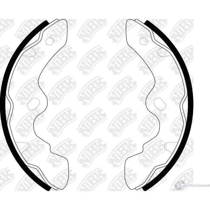 Тормозные колодки NIBK 4580266835333 J DRE11 FN4428 3834454
